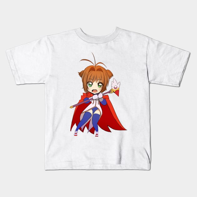 Card Captor Sakura - Sakura 2 Kids T-Shirt by Mitgard